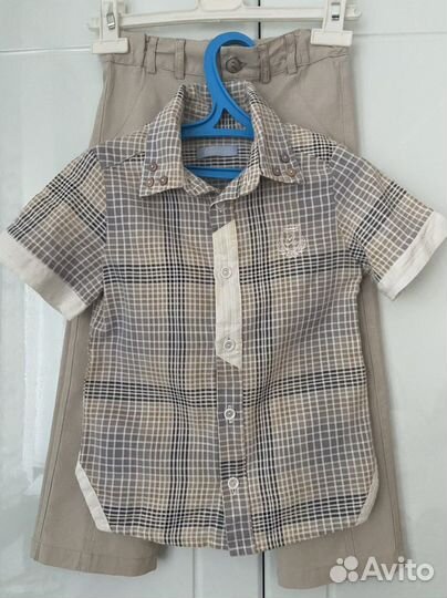 Рубашка и брюки на мальчика 104