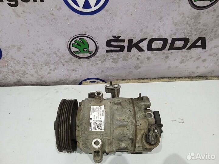 Компрессор кондиционера Skoda Rapid 2016