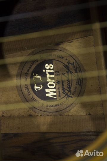 Акустическая гитара Morris W-50 Массив Japan