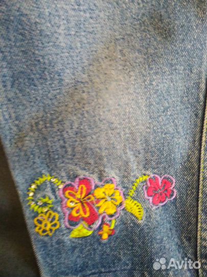 Джинсовые комбинезоны для девочки