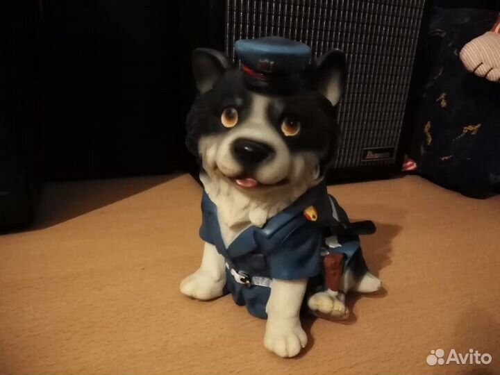 Классная копилка собака-милиционер