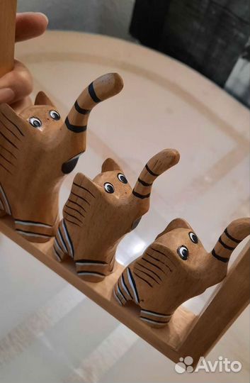 Слоники деревянные