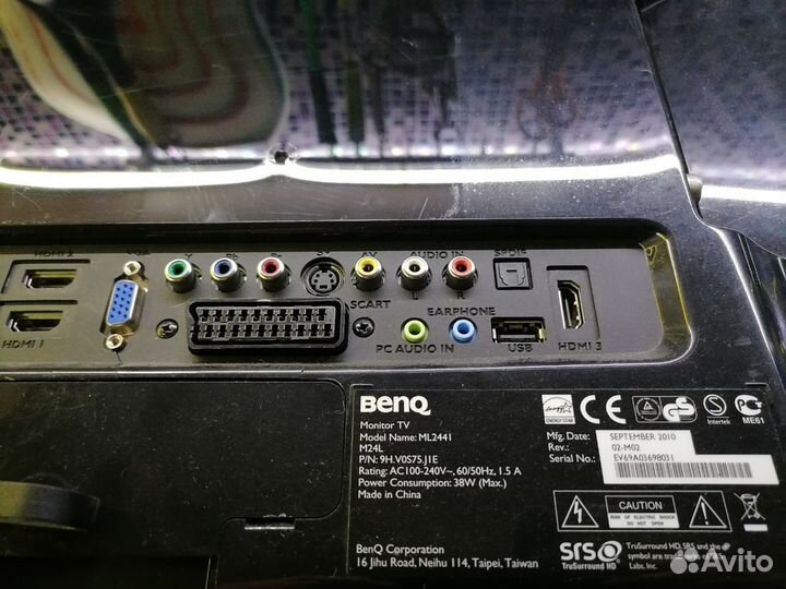 Монитор benq тв тюнер Fullhd телевизор LCD