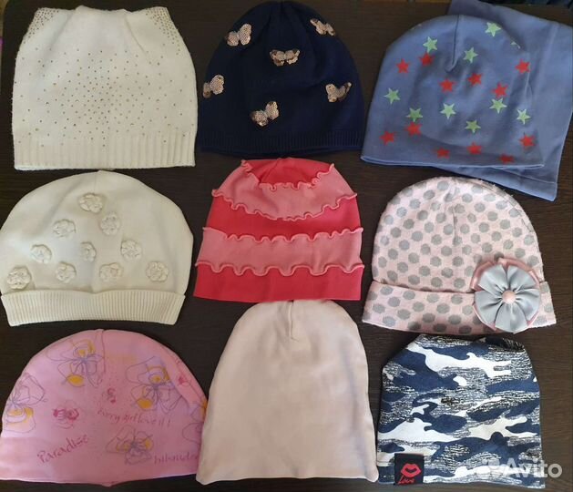 Шапки, шарф, манишки