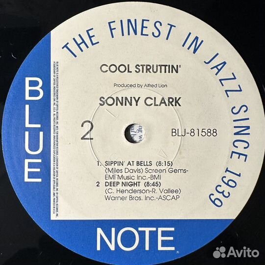 Sonny Clark – Cool Struttin (США 1987г.)