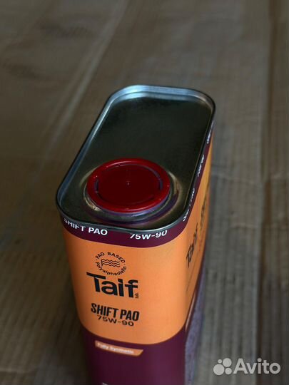 Масло трансмиссионное taif shift GL-4/5PAO75W90,1л