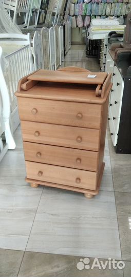 Комод Гандылян Аистенок мини пеленальный (4 ящика)