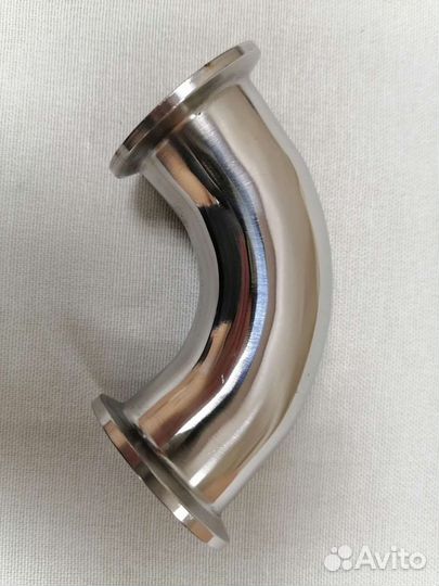 Отвод поворот 90 градусов под кламп 1.5 дюйма