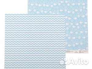 Бумага для скрапбукинга 10 листов 30х30