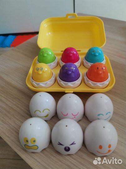 Сортер весёлые яйца tomy