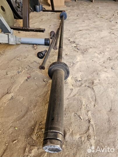 Штанга с блинами