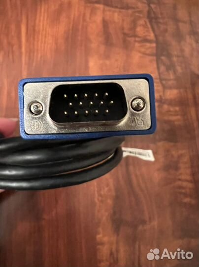 Видеокабель VGA - 1,5 м черный