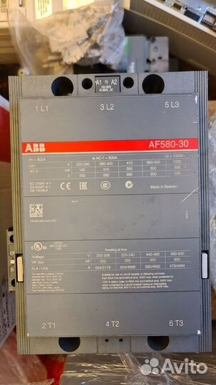 Контакторы - Пускатели ABB 260-1050 Ампер