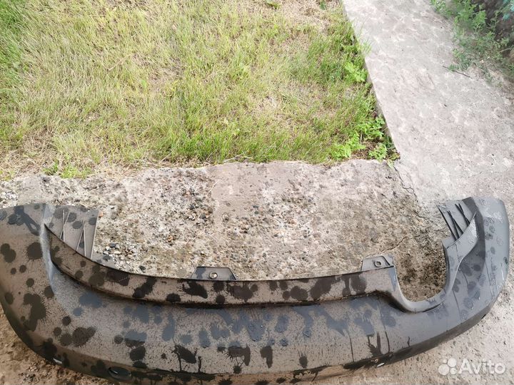 Спойлер заднего бампера tiguan