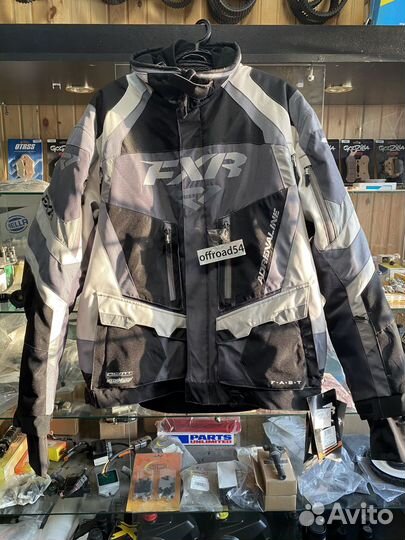Куртка снегоходная FXR Adrenaline серая/черная 2XL