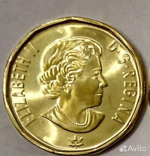 1 доллар Канада 2017 юбилей Елизавета 2