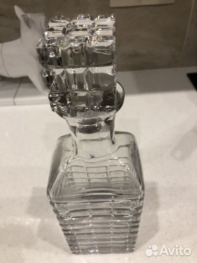 Штоф- графин хрустальный