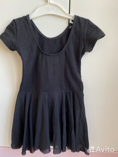 Купальник гимнастический чёрный