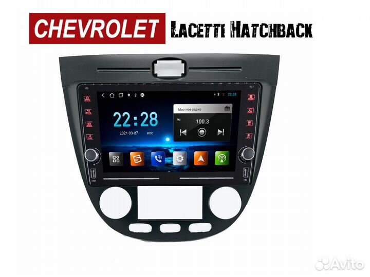 Topway ts7 Chevrolet Lacetti хетч климат CarPlay 2