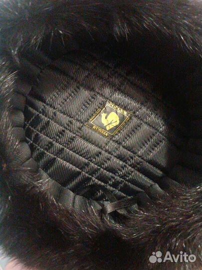 Норковая шапка мужская