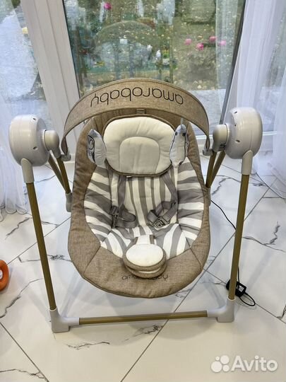 Детские электронные качели для новорожденных
