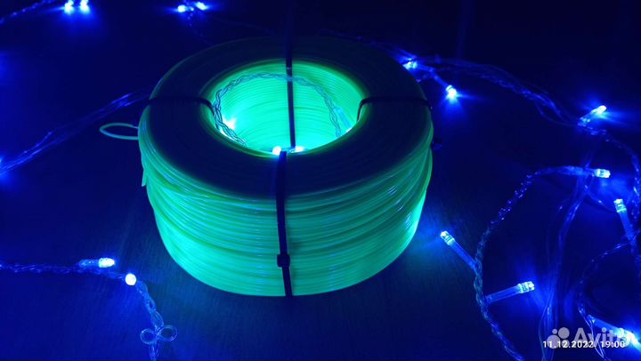 Petg флуоресцентный салатовый бухта 1,75мм