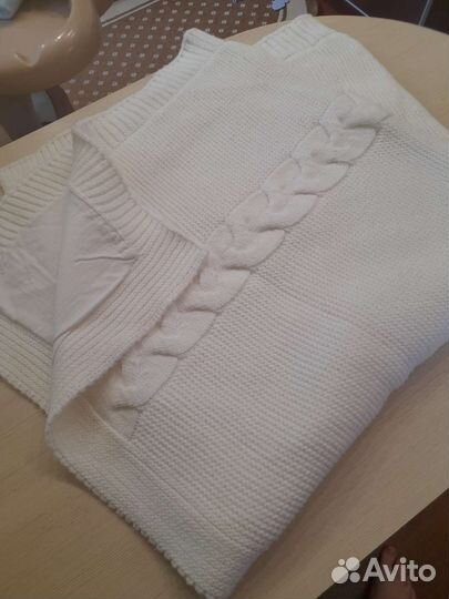 Плед вязаный для малыша