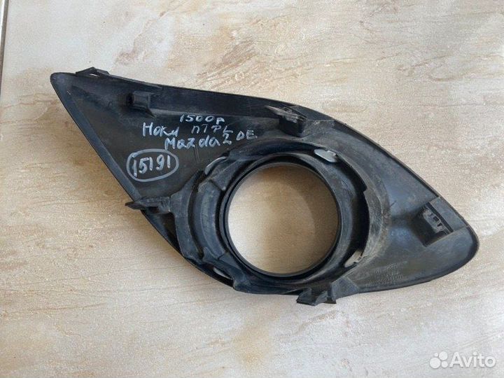 Накладка птф левая Mazda 2 De С 2010 По 2014 Год