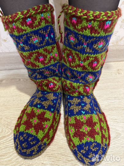 Вязанные носки