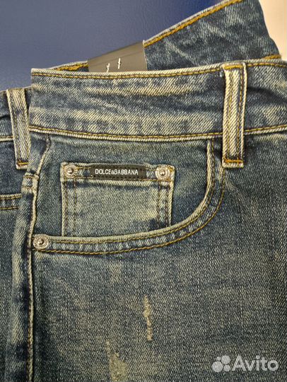 Джинсы мужские прямые dolce gabbana