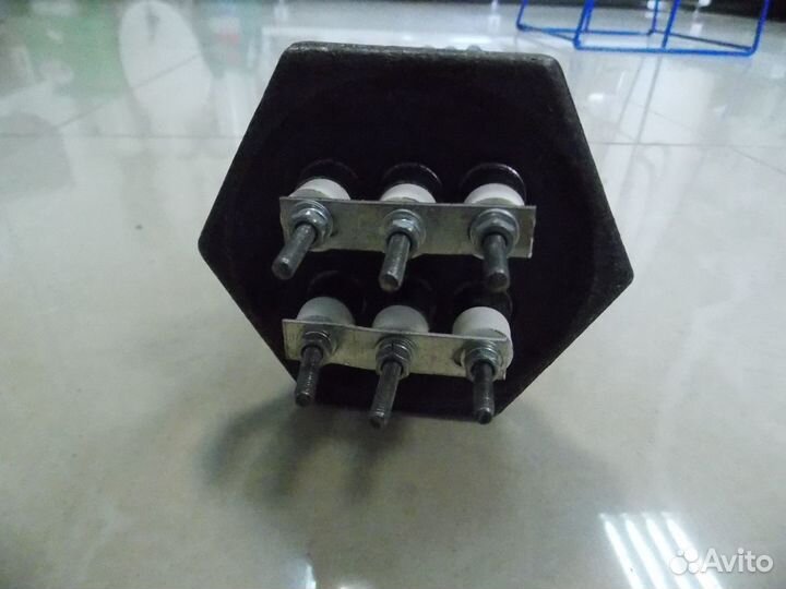 Блок Тэн 6,0 кВт (3*2000 Вт) нерж. резьба G 2 1/2