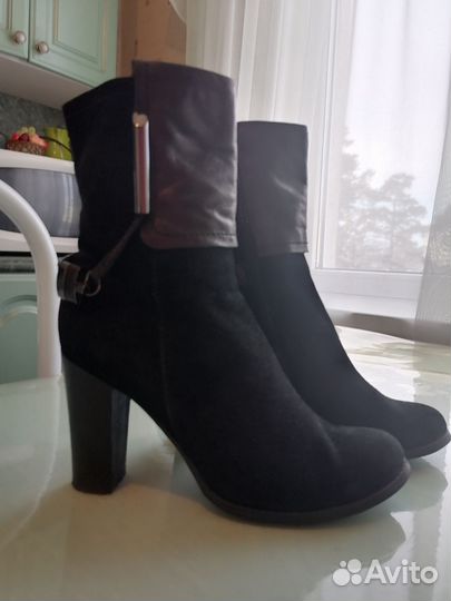 Ботильоны женские 40 размер замшевые