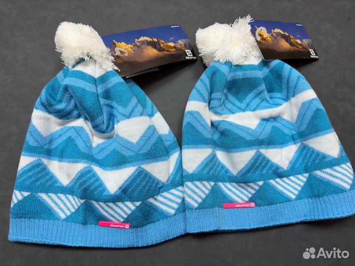 Salomon Оригинал Новая Шапка С Пампоном