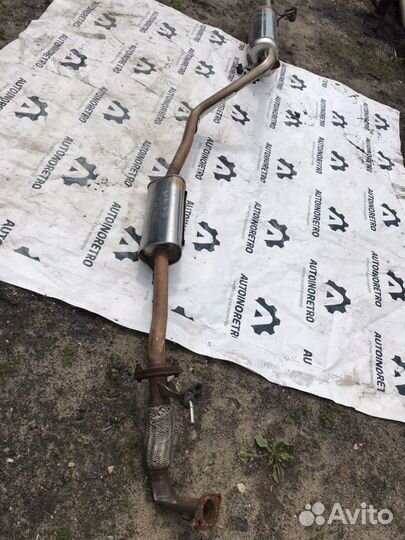 Глушитель. Резонатор Кио Рио 3