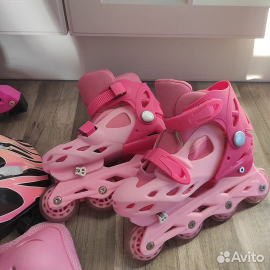 Ролики детские раздвижные, защита