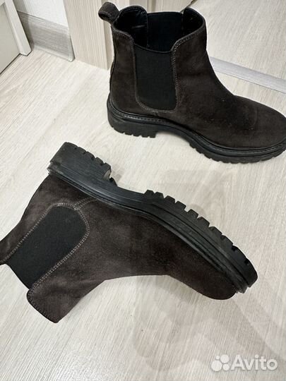 Ботинки замшевые geox челси