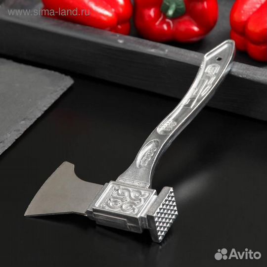 Молоток для мяса с топориком Доляна, 22 см