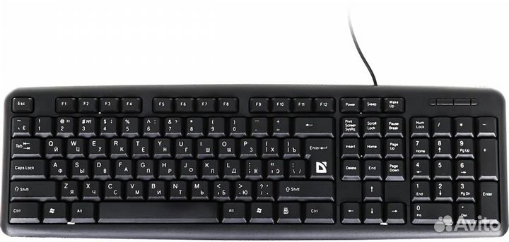 Клавиатура Defender Element HB-520 PS/2 B (Чёрный)