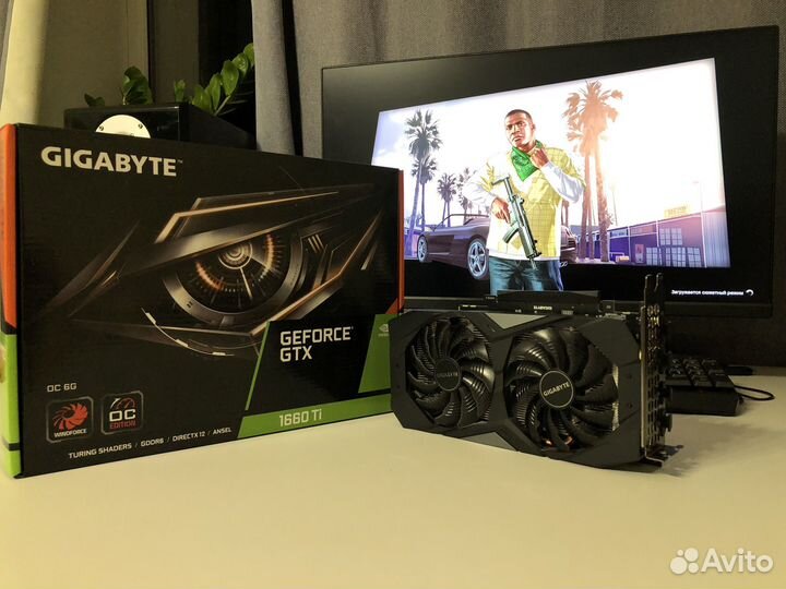 Видеокарта Gigabyte 1660 ti