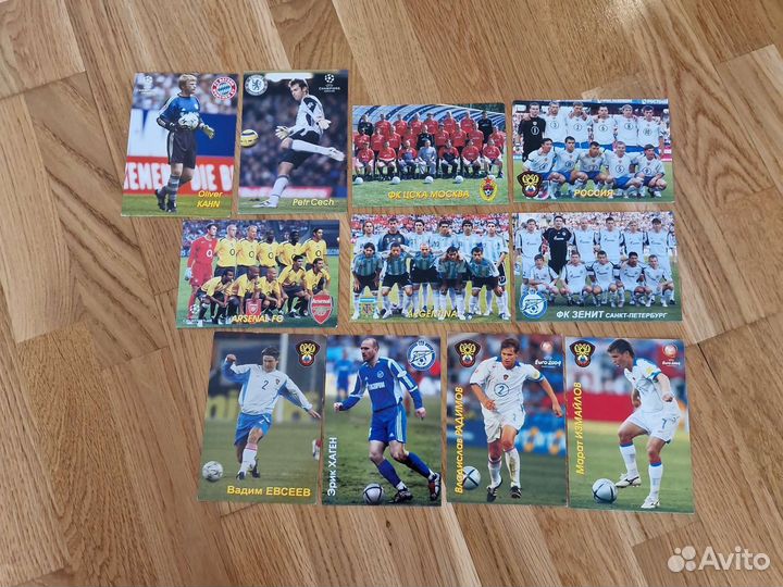 Коллекционное карточки футболистов мой футбол