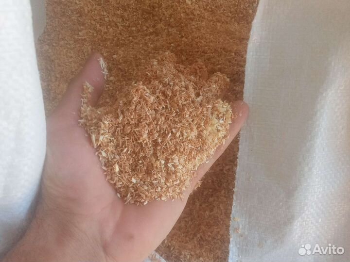 Опилки стружка в мешках
