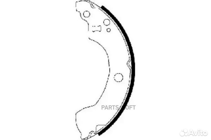 Textar 91064400 Колодки тормозные барабанные зад