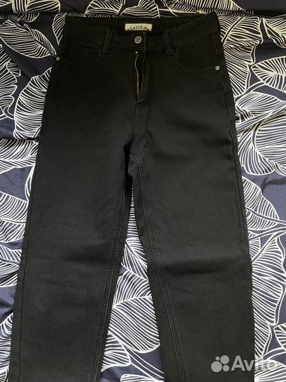 Джинсы на флисе