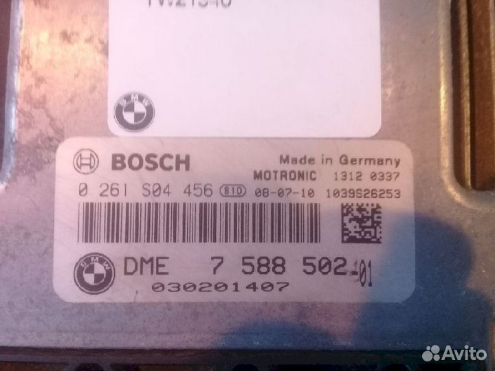 Блок управления двигателем N12B16A Mini Cooper Coo