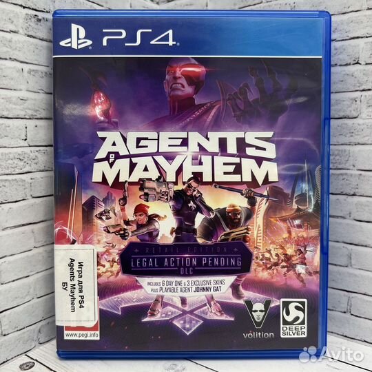 Игра для PS4 Agents Mayhem