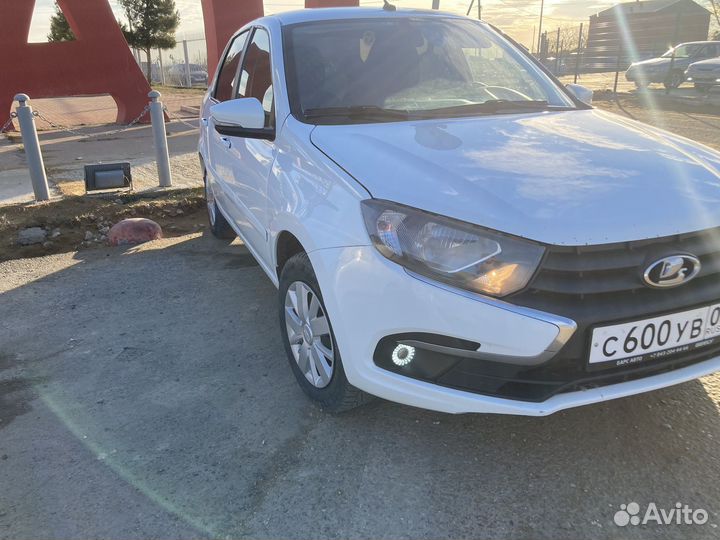 Капот LADA granta fl белый