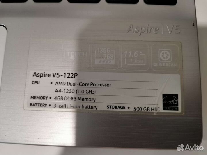 Aser Aspire v5-122p