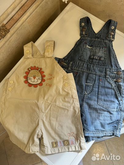 Летние комбинезоны на мальчика 74-80