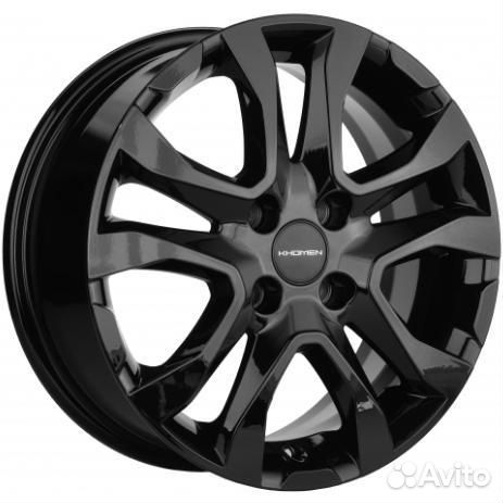 Диски Khomen KHW 1503 6x15 4*100 ET40 DIA60.1 Black Литой