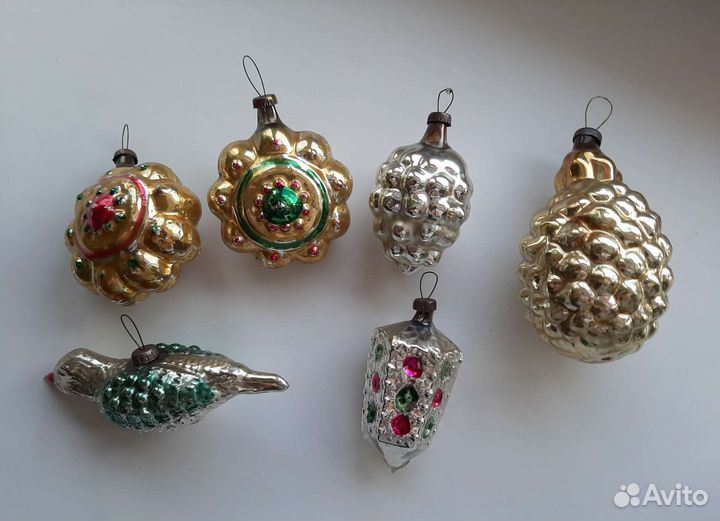 Елочные игрушки ссср, стоимость за все игрушки